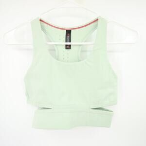 Kadyluxe Mint Green Sports Bra Cut Out Size XS New Without Tags Scoop Neck
